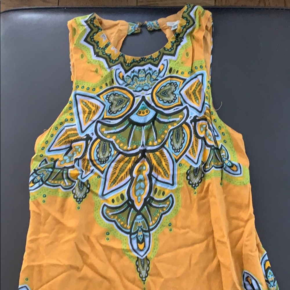 Yellow urban outfitters dress